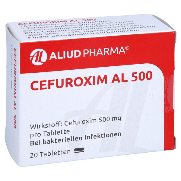 Cefuroxim AL 500 Tabletten 20 St
