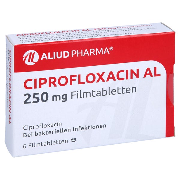 Ciprofloxacin AL 250 mg Filmtabletten 6 St