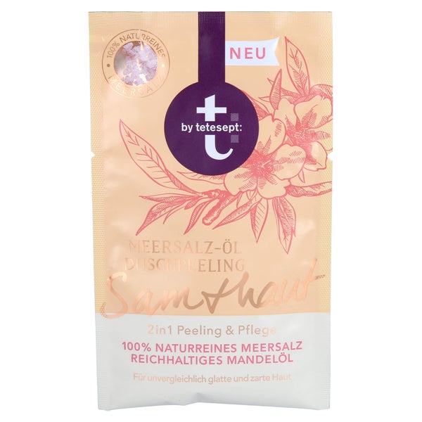T BY Tetesept Meersalz-Öl Duschpeeling S 50 g