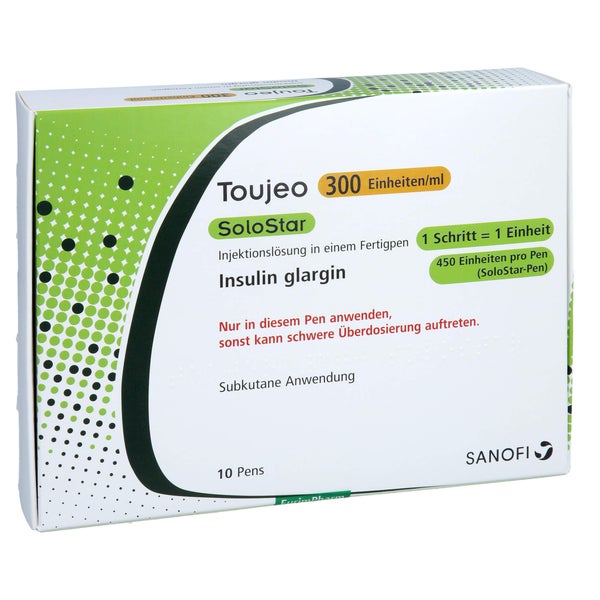 TOUJEO 300 E/ml SoloStar Inj.-Lsg.i.e.Fertigpen 10X1,5 ml