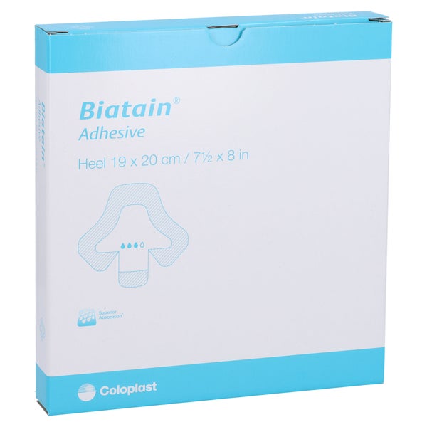 Biatain Schaumverband Ferse 19x20 cm 5 St