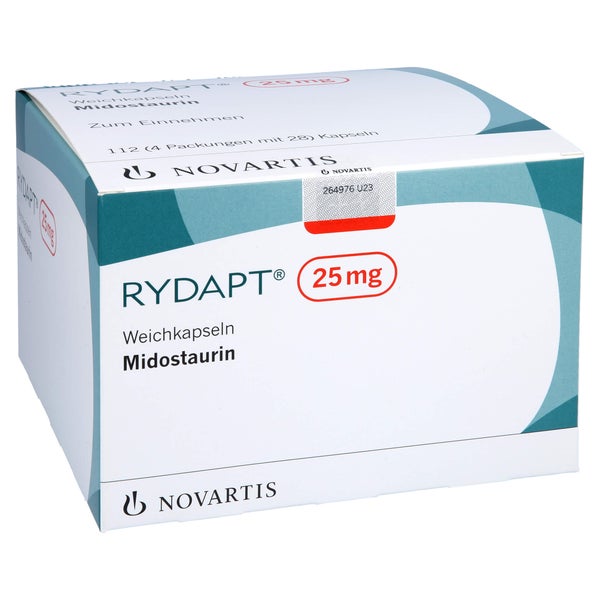 Rydapt 25 mg Weichkapseln 4X28 St