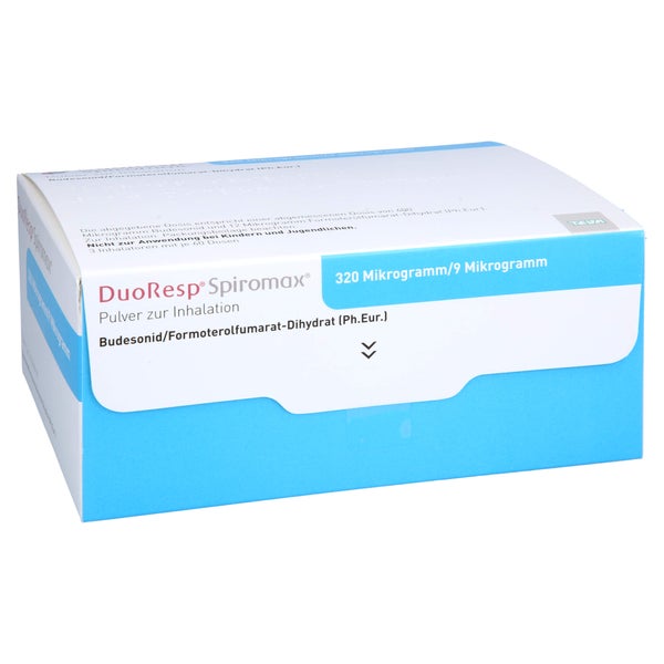 DUORESP Spiromax 320µg/9 µg/Dosis 3x60ED Inh.-Plv. 3 St