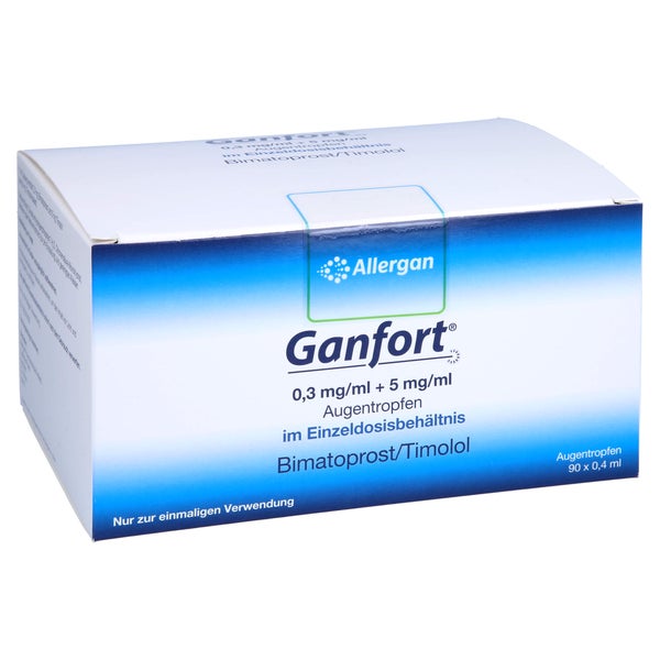 GANFORT 0,3 mg/ml + 5 mg/ml AT im Einzeldosisbeh. 90X0,4 ml