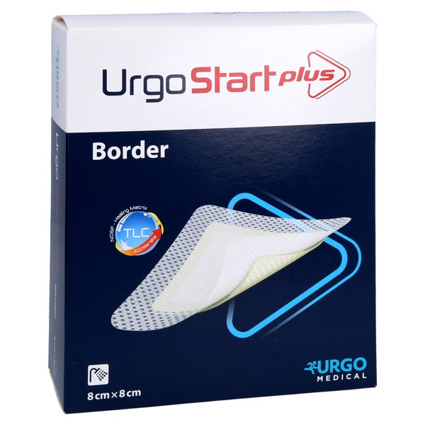 Urgostart Plus Border 8x8 cm Wundverband 10 St