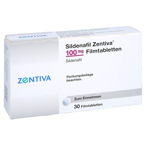 Sildenafil Zentiva 100 mg Filmtabletten 30 St