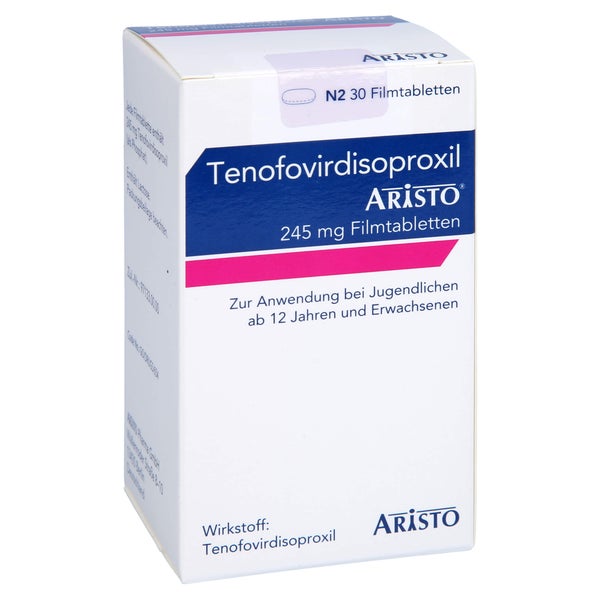 TENOFOVIRDISOPROXIL Aristo 245 mg Filmtabletten 30 St