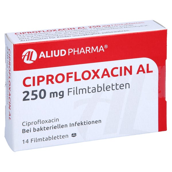 Ciprofloxacin AL 250 mg Filmtabletten 14 St