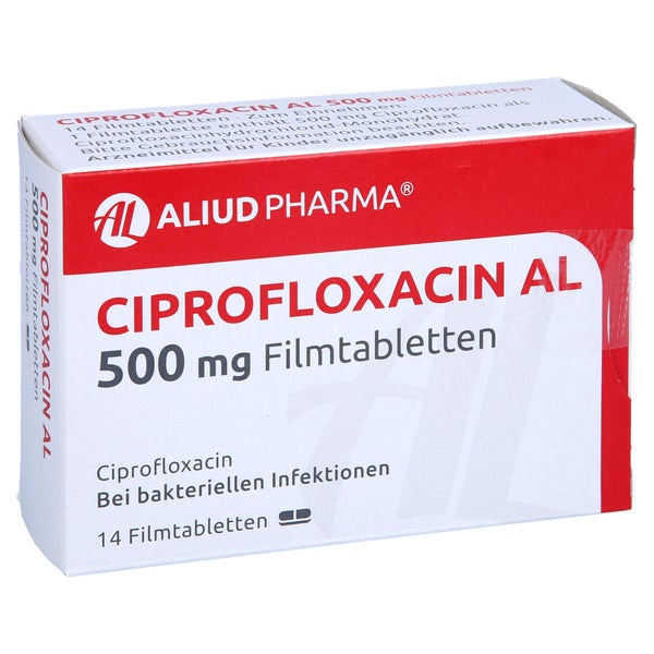 Ciprofloxacin AL 500 mg Filmtabletten 14 St