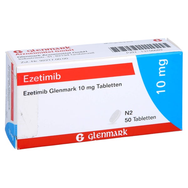 Ezetimib Glenmark 10 mg Tabletten 50 St
