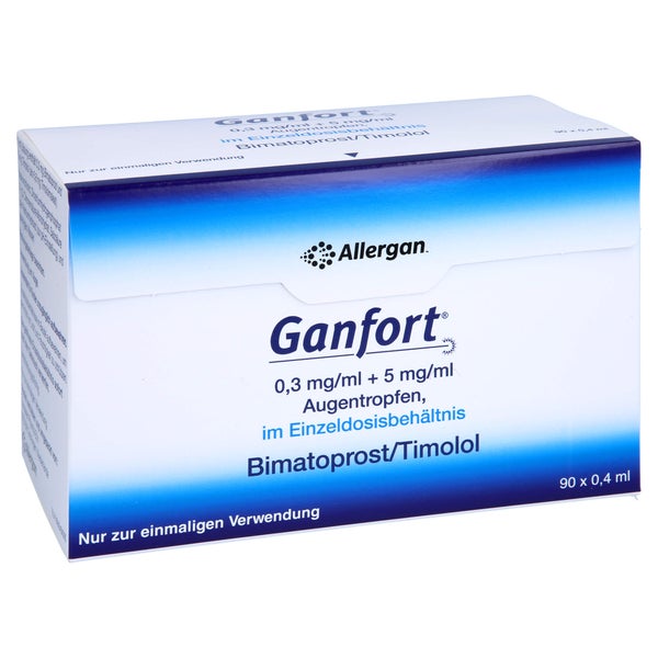 GANFORT 0,3 mg/ml + 5 mg/ml AT im Einzeldosisbeh. 90X0,4 ml