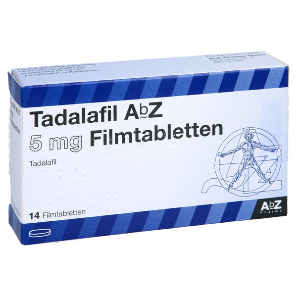 Tadalafil AbZ 5 mg Filmtabletten 14 St
