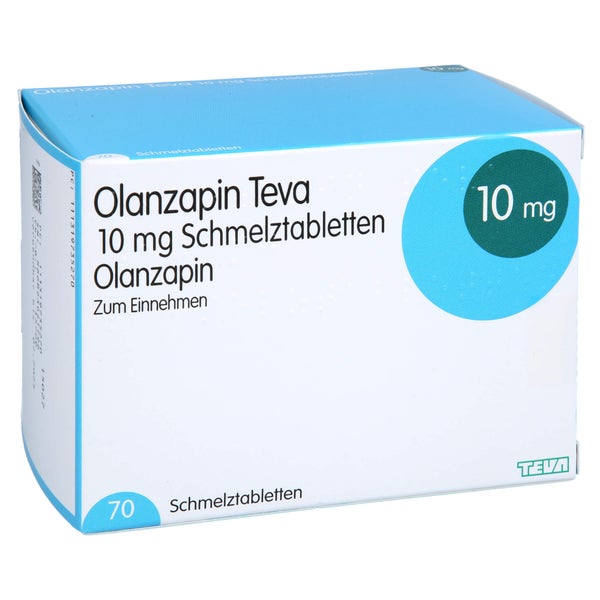 Olanzapin Teva 10 mg Schmelztabletten 70 St