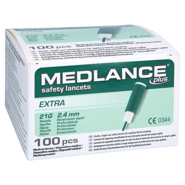 Medlance plus Extra Sicherheitslanzetten 100 St
