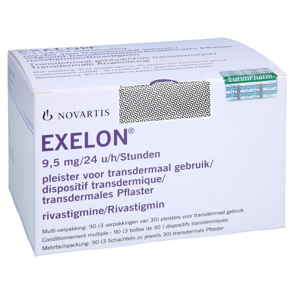 EXELON 9,5 mg/24 Stunden transdermale Pflaster 90 St