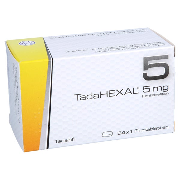 Tadahexal 5 mg Filmtabletten 84 St