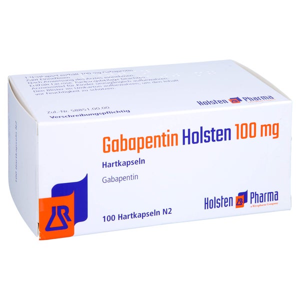 Gabapentin Holsten 100 mg Hartkapseln 100 St