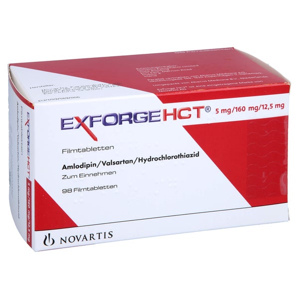 EXFORGE HCT 5 mg/160 mg/12,5 mg Filmtabletten 98 St