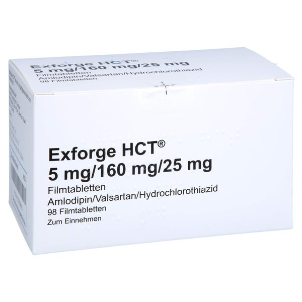 EXFORGE HCT 5 mg/160 mg/25 mg Filmtabletten 98 St