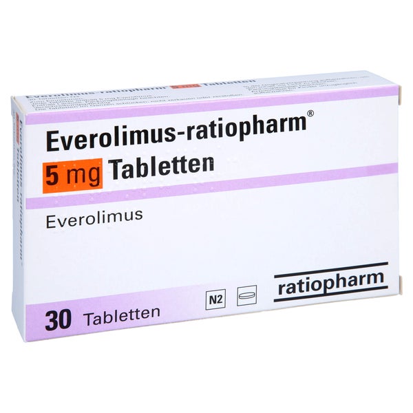 Everolimus-ratiopharm 5 mg Tabletten 30 St