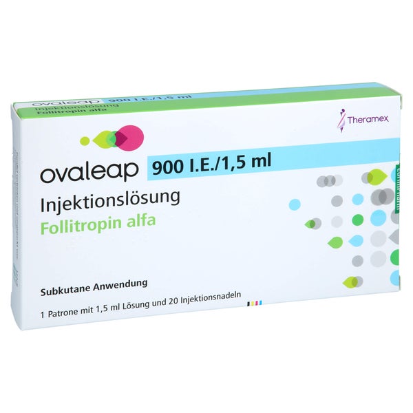 OVALEAP 900 I.E./1,5 ml Zyl.Amp.+ 20 Pen Inj.Nad. 1 St