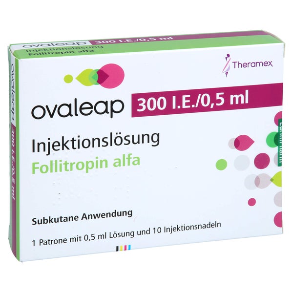 OVALEAP 300 I.E./0,5 ml Zyl.Amp.+ 10 Pen Inj.Nad. 1 St