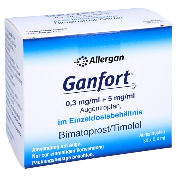 GANFORT 0,3 mg/ml + 5 mg/ml AT im Einzeldosisbeh. 30X0,4 ml