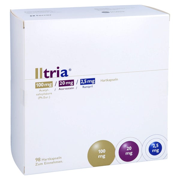 Iltria 100 Mg/20 mg/2,5 mg Hartkapseln 98 St