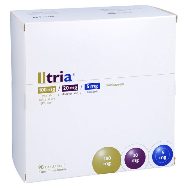 Iltria 100 Mg/20 mg/5 mg Hartkapseln 98 St
