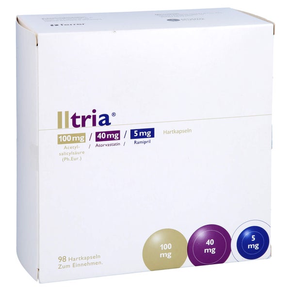 Iltria 100 Mg/40 mg/5 mg Hartkapseln 98 St