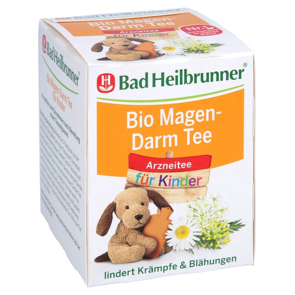 BAD Heilbrunner Bio Magen-Darm Tee f.Kin 8X1,8 g