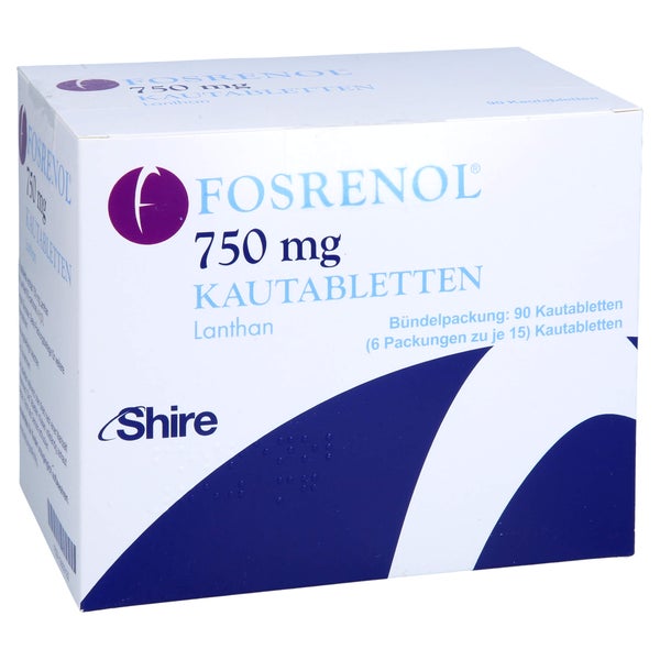 Fosrenol 750 mg Kautabletten 90 St