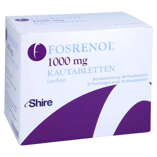 Fosrenol 1000 mg Kautabletten 90 St