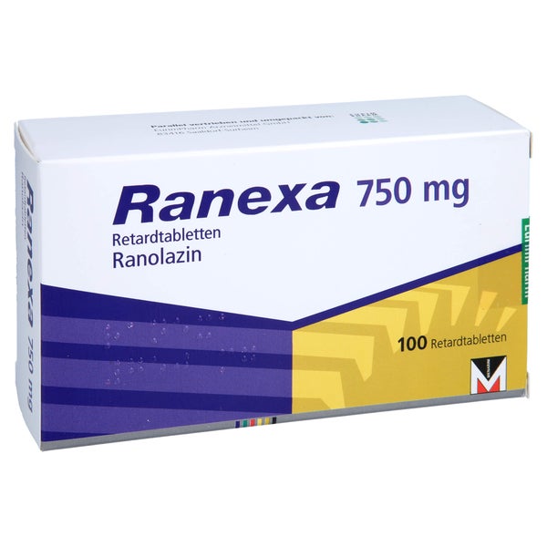 Ranexa 750 mg Retardtabletten 100 St