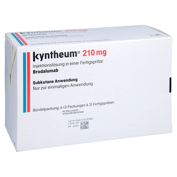 KYNTHEUM 210 mg Injektionslösung i.e.Fertigspritze 6 St