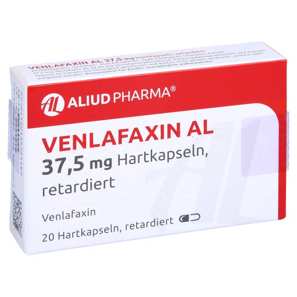 VENLAFAXIN AL 37,5 mg Hartkapseln retardiert 20 St