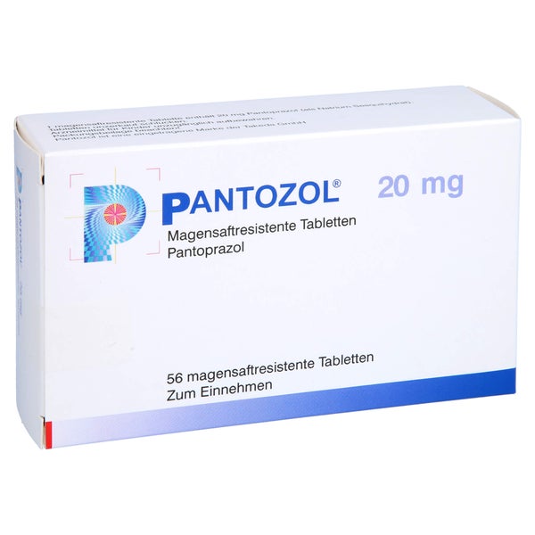 PANTOZOL 20 mg magensaftresistente Tabletten 56 St
