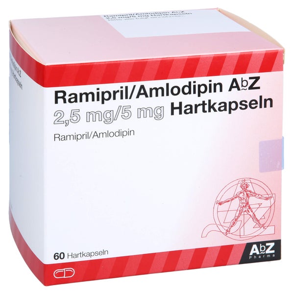 RAMIPRIL/Amlodipin AbZ 2,5 mg/5 mg Hartkapseln 60 St