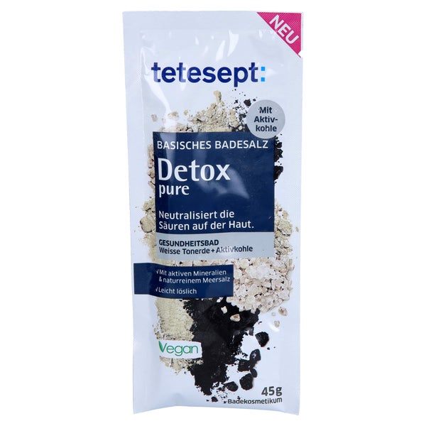 Tetesept Basisches Badesalz Detox pure 45 g