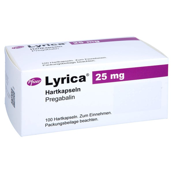 Lyrica 25 mg Hartkapseln 100 St