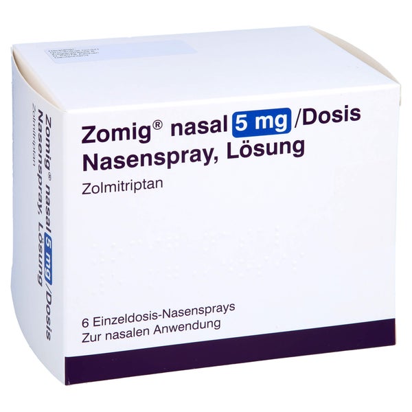ZOMIG Nasal 5 mg/Dosis Einzeldosis-Nasenspray 6 St