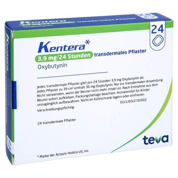 KENTERA 3,9 mg/24 Stunden transdermale Pflaster 24 St