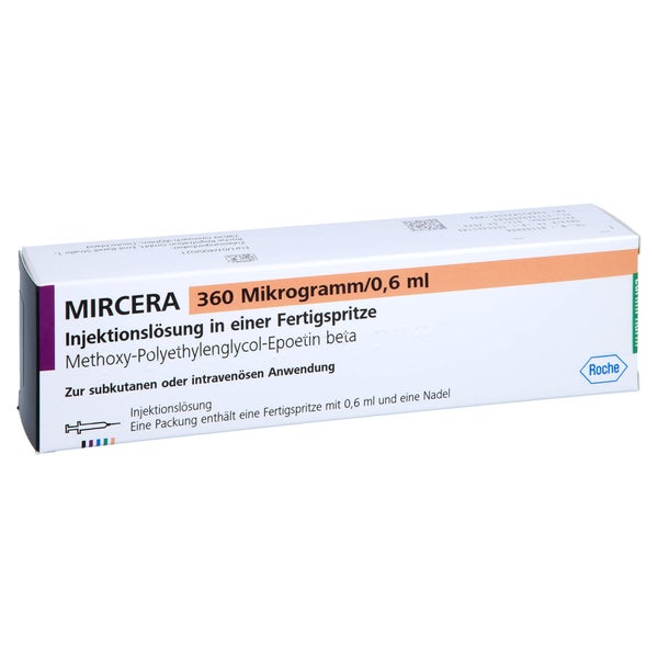 MIRCERA 360 Mikrogramm/0,6 ml Inj.-Lsg.i.e.F.-Sp. 1 St