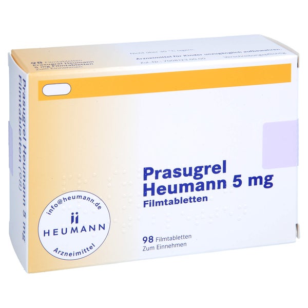 Prasugrel Heumann 5 mg Filmtabletten 98 St