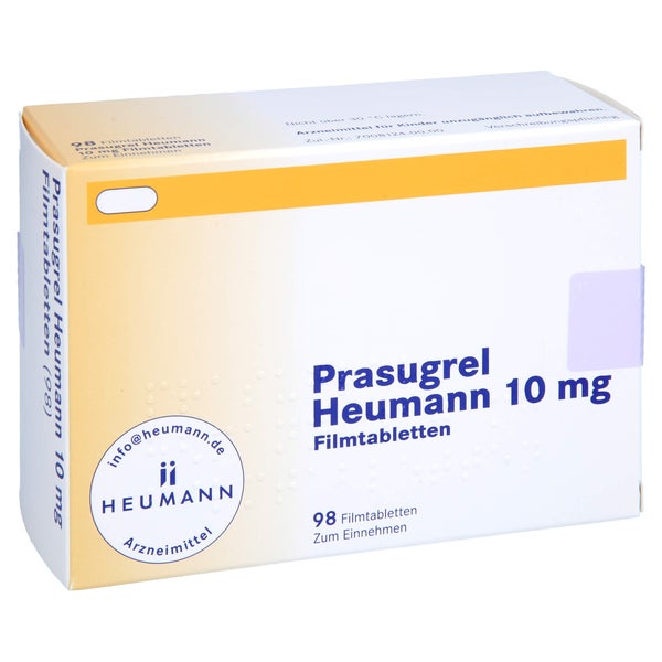 Prasugrel Heumann 10 mg Filmtabletten 98 St