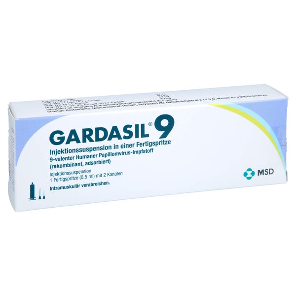 Gardasil 9 Inj.-sus.i.e.fertigspritze 1 St