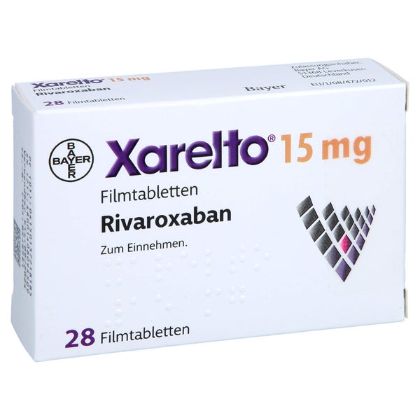 Xarelto 15 mg Filmtabletten 28 St
