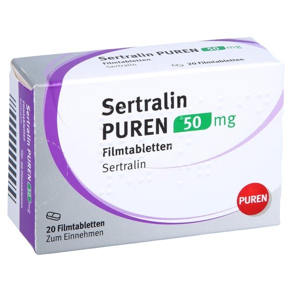 Sertralin Puren 50 mg Filmtabletten 20 St