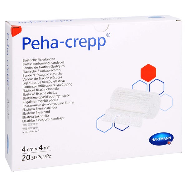 PEHA Crepp Fixierbinde 4 cmx4 m 20 St