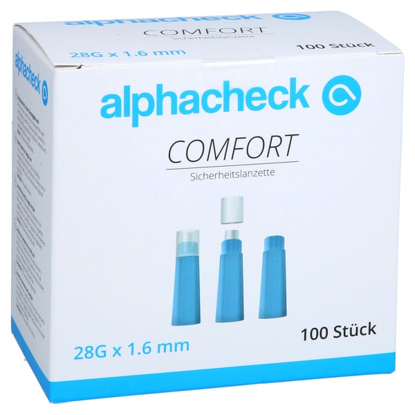 Alphacheck Comfort Sicherheitslanzett.28 100 St